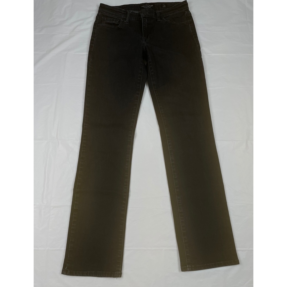 Lucky Brand Sweet Straight Jeans Black Denim Womens 4/27 Regular Stretch